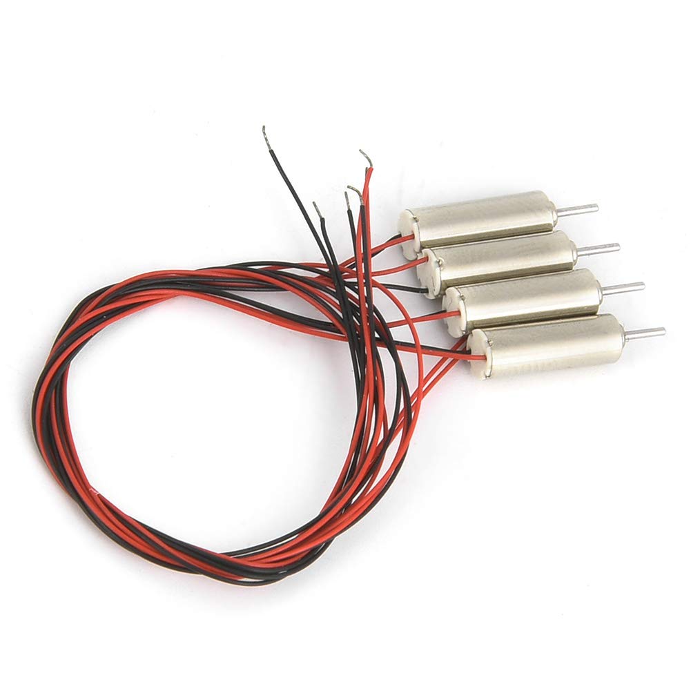4-Pack Coreless Micro Motor 4.5V 31440 RPM 4x12mm High-Speed DC Motor for RC Helicopter Drone Robot DIY Models
