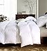 ROSECOSE Luxurious Goose Down Comforter Twin Size Duvet Insert All Seasons Solid White Hypo-allergenic 1200 Thread Count 750+ Fill Power 100% Cotton Shell Down Proof with Tabs (Twin, White)