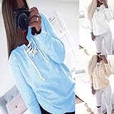 Pullover Sweatshirt, Misaky Women Autumn Long Sleeve Lace-up Tops Blouses