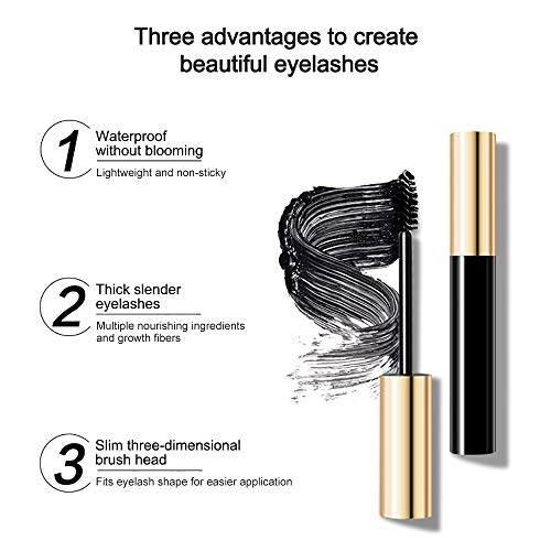 Pengxian New Material 5 Pairs of Non-Magnetic False Eyelashes Set Liquid Magnetic Eyeliner For Use with Magnetic False Lashes Pen with Special Iron Tweezers/Magnetic Eyeliner Look-No Glue Needed