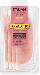 Parmacotto, Sliced Prosciutto Cotto, 4 Ounce