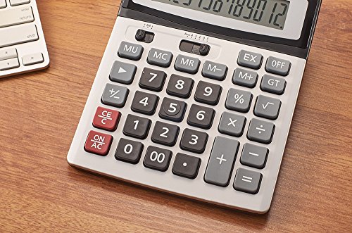 image for LITVZ Calculator, Standard Desk Solar Calculators with Large Display B