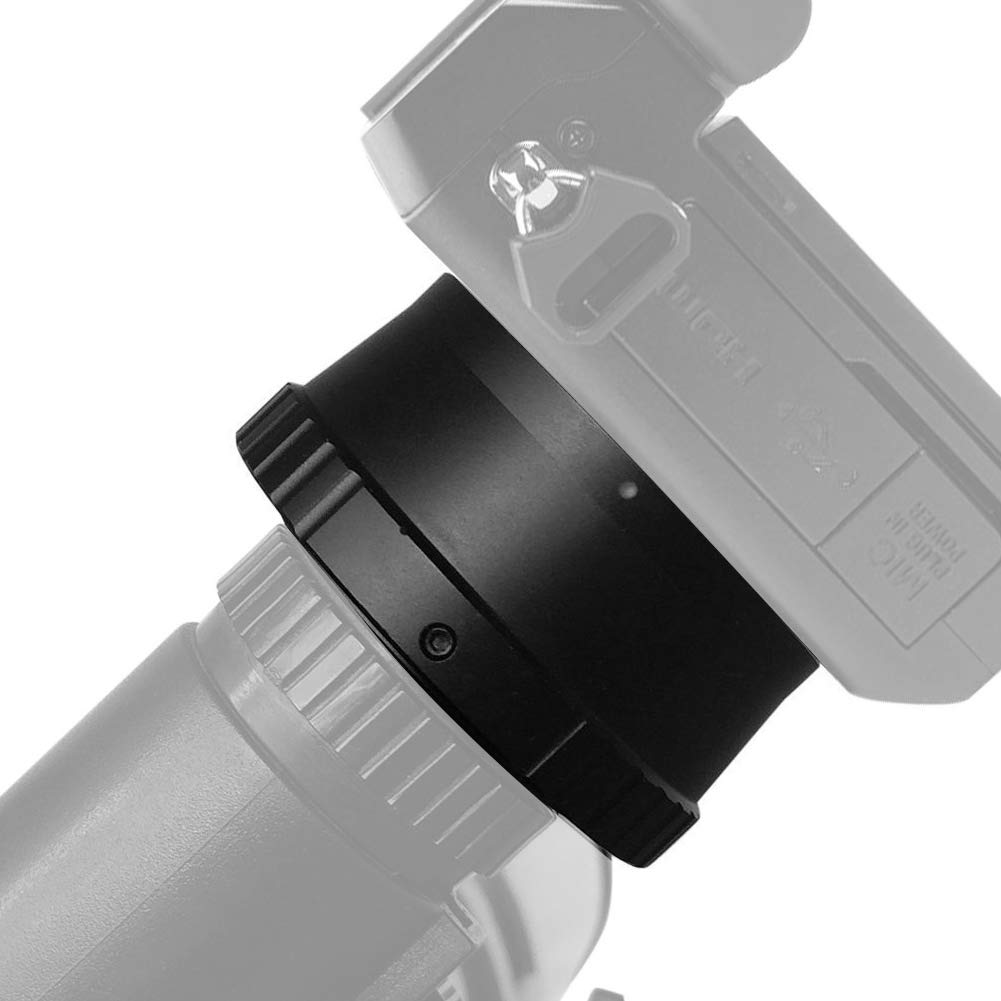 Lens Adapter Ring for Mirrorless Camera,Micro4/3 G1 GF1 EP1 Camera T2-M4/3 Telescope Mount,Support Manual/Aperture Priority Mode,Infinitely Focusing