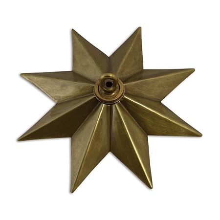 Rch Hardware Cn 11 Ab Solid Brass Decorative Star Shaped Ceiling