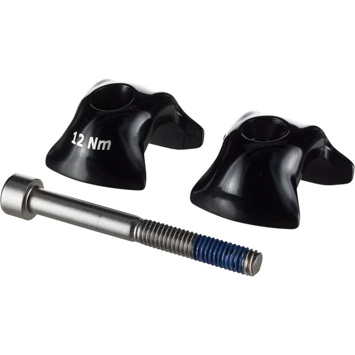 Ritchey WCS Carbon 1-Bolt Rail Clamps: Black 7mm x 9.6mm