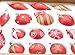 youseexmas Glass Christmas Ornaments Red Pack of 16