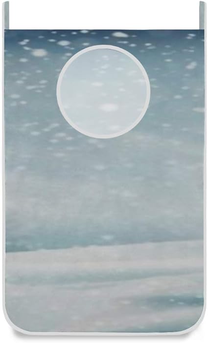 Cesto de la Ropa, Navidad Nevado Paisaje de bosques Vacaciones de