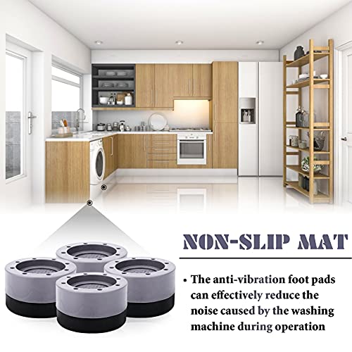 Anti Vibration Pad for Washer Dryer 4 Pack Washing Machine Feet