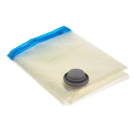 Smartfox Vakuum Vakuumbeutel Vakuumtasche Schutzhülle Aufbewahrungsbeutel Zip-Beutel für Kleidung Kleider Reise Aufbewahrungs