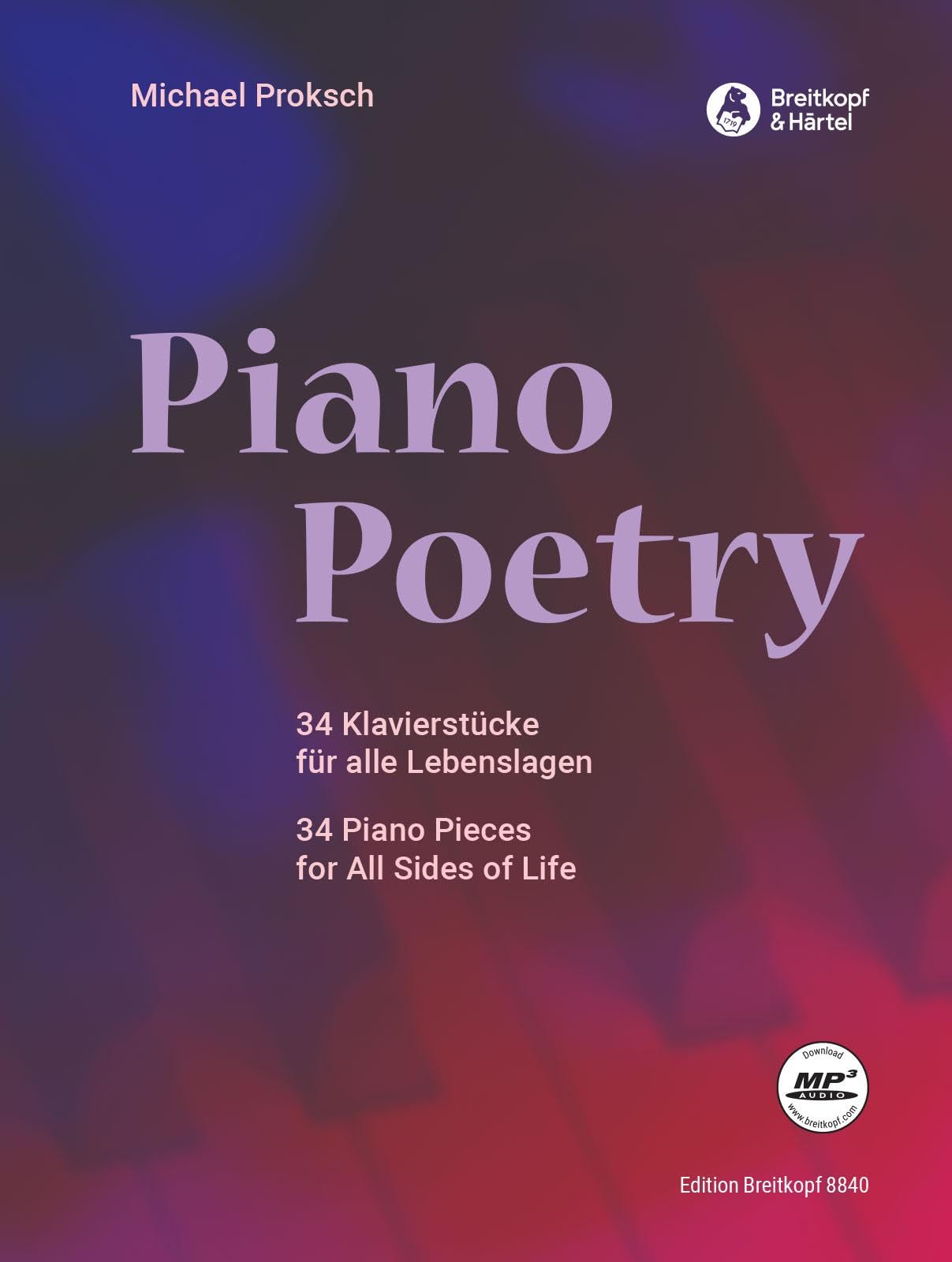 Piano Poetry - 34 Piano Pieces for All Sides of Life - Piano - (EB 8840): 34 Klavierstücke für alle Lebenslagen