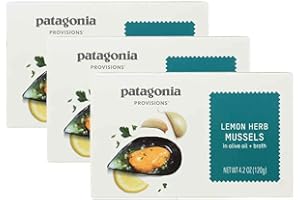 Patagonia Provisions Lemon Herb Mussels (4.2oz unit) 3-Pack
