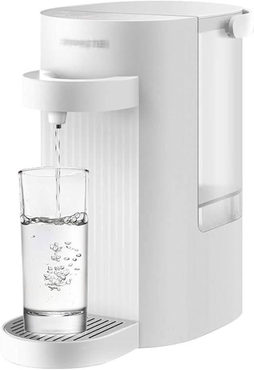 white hot water dispenser