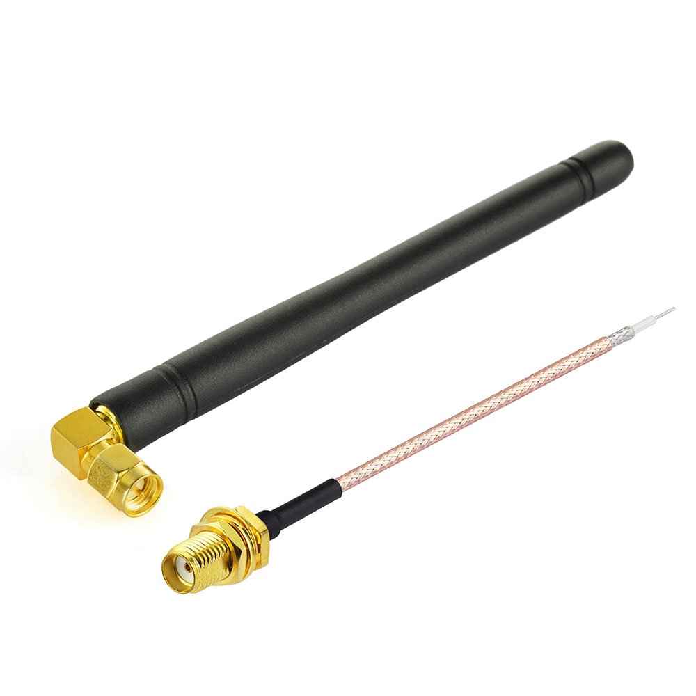 Eightwood 868MHz Antenna SMA Antenna Vertical Omni-directional SMA Plug + SMA Female Pigtail Cable RG178 6inch 15cm for CB Radio CB Antenna Ham Radio 868MHz-870MHz NFC RFID Walkie Talkie