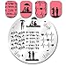 Born Pretty Nail Art Stamping Plates Love Theme Template Image Plate BP71