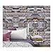Stone Peel and Stick Wallpaper, Self-Adhesive Contact Paper Removable Backsplash Wall Panel Decoration Wallpaper 17.7