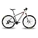 BEIOU Carbon Fiber 650B Mountain Bike 27.5-Inch 10.7kg T800 Ultralight Frame 30 Speed Shimano M6000 DEORE MTB Matte 3K CB20 (White&Red, 19-Inch)