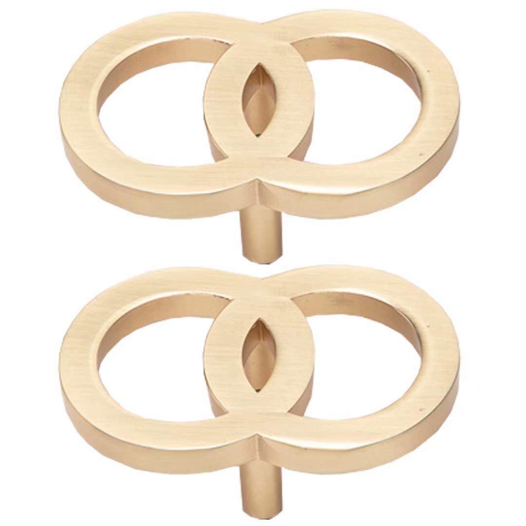 Creatwls 2 Stk. Küchen Schranktürgriffe Schubladenknöpfe und