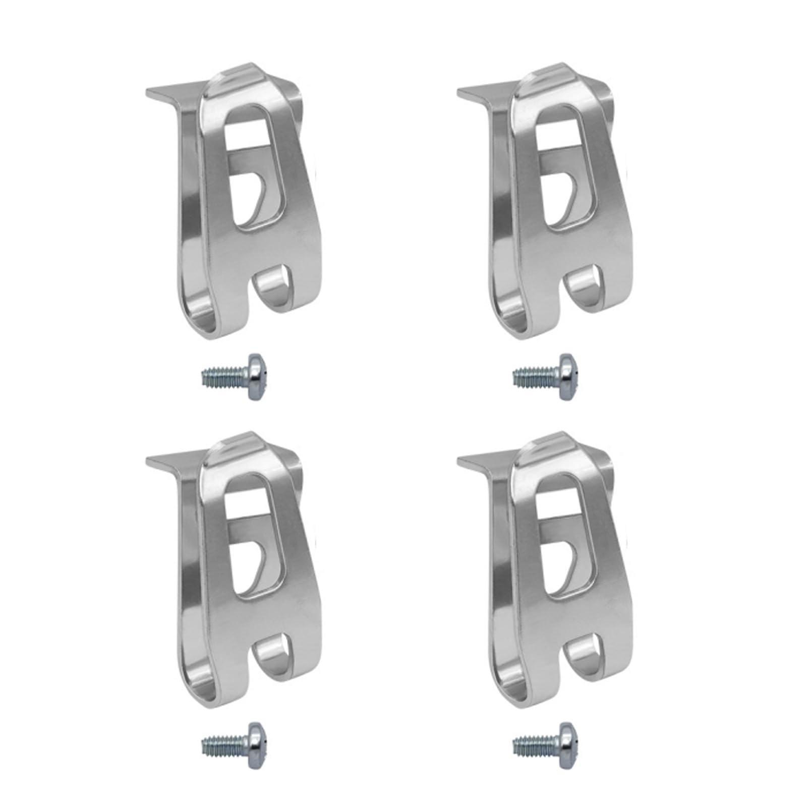 Wjelet 4 PCS for Makita Tool Belt,Makita Electrical Stainless Steel Screwdriver，Heavy Duty Belt Clip Hooks for DHP480 DHP482 HP457 HP347 TD127 TD126