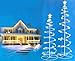 Set of 2 Multi-Color LED Lighted Outdoor Spiral Christmas Trees Yard Art 3', 4'