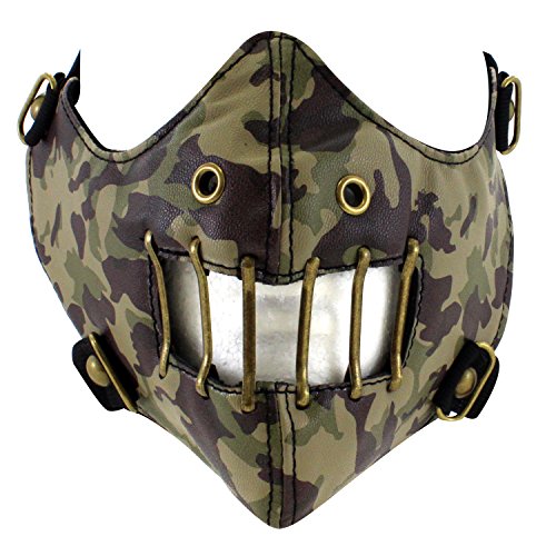Enimay Biker Face Mask Wind Protector Barred Camo