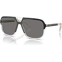 Amazon.com: Dolce&Gabbana DG4354 193481 61MM Black/Dark Grey