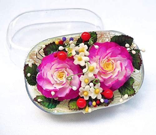 Amazon.com: Purple Festive Flowers Decorative Soap Bar ...