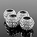 Anzio Ice Diamond Bling Crystal Auto Car Truck SUV Headrest Collars Interior Decoration (4pcs, Chrome)