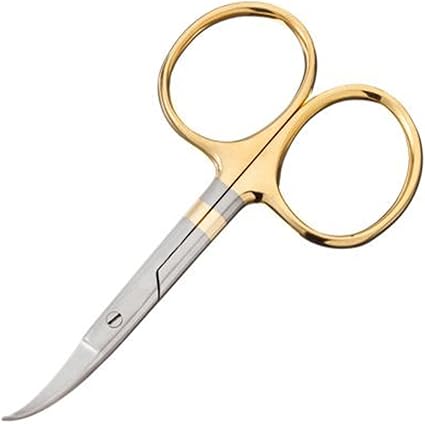 curved fly tying scissors