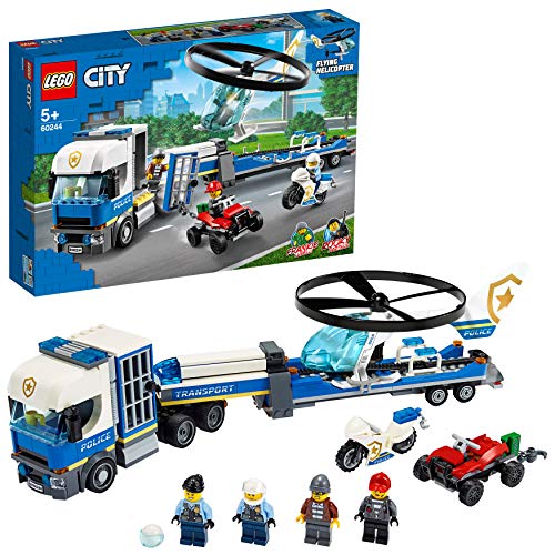 LEGO 60244 City Police Polizeihubschrauber-Transport