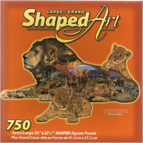 Lion's Pride - Large Shaped Art Jigsaw Puzzle - 750 Pieces