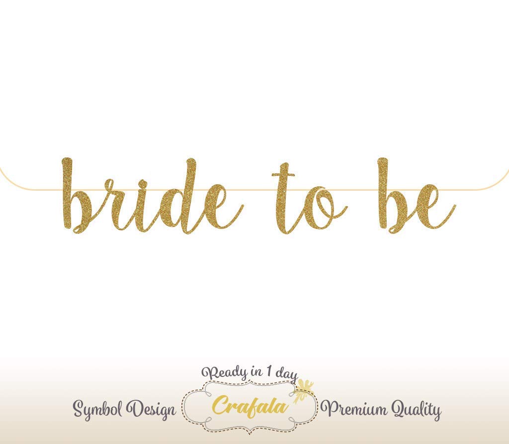 Amazon Com Bride To Be Glitter Banner Photo Prop Celebrate
