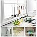 AIZESI Spring Tension Curtain Rods Short Tension Rod (White,27