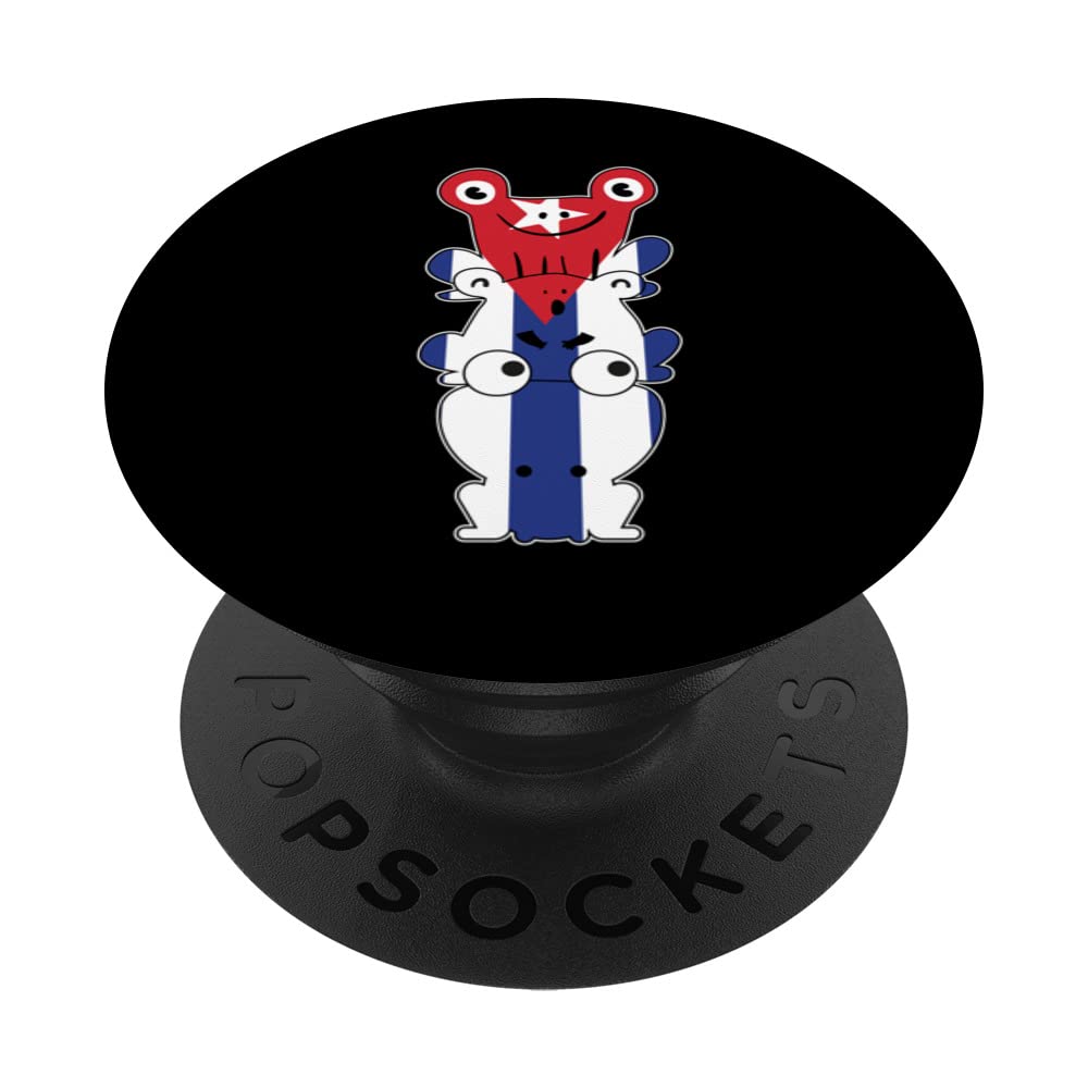 Cuba Frogs Cuba Cuban PopSockets Swappable PopGrip