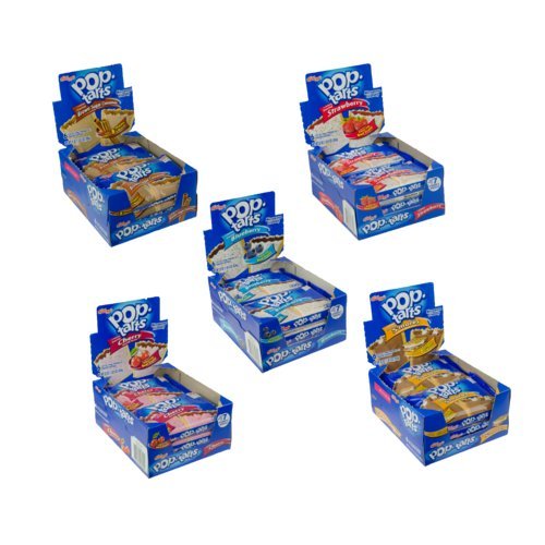 Kellogg's Pop-Tarts Display Pack Assortment, 21.75 Ounce (Pack of 72)