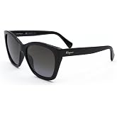 Salvatore Ferragamo Grey Gradient Cat Eye Ladies Sunglasses SF957S 001 56