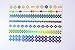 Dalin 6 Sheets Blue Silver Green Body Jewelry Temporary Metallic Tattoos Adult Temp Metallic Glitter Art Flash Tattoos Long Lasting
