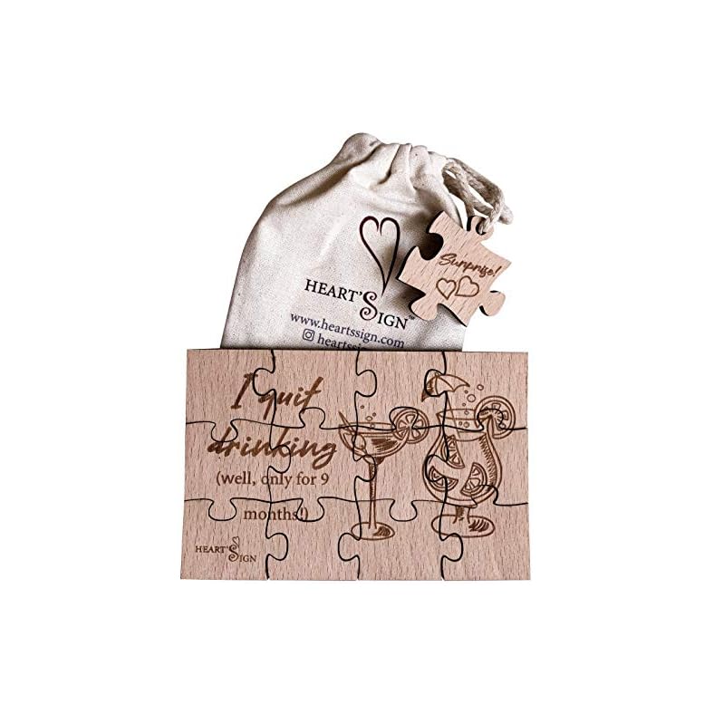 Heart’s Sign Pregnancy Announcement Puzzle | Baby Announcement Puzzle | Gender Reveal Puzzle | Pregnancy Announcement…
