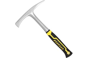 14oz Welding Chipping Hammer, Head Weight Chipping Hammer with Non Slip Ergonomic Handle for Burr Grinding Casting Repair