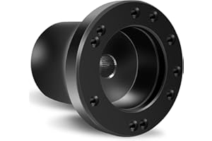 QYMOPAY Golf Cart Steering Wheel Adapte, Steering Wheel Adapte for Club Car DS Golf Carts Adapter (Black Golf Cart Adapter for DS)