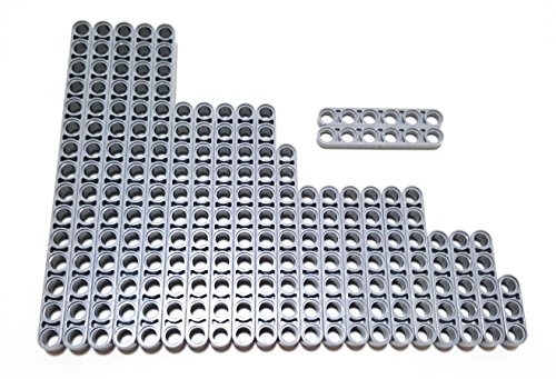 LEGO Technic Beams set LB gray size, 15, 11,9,7,6,5,3 (23 pieces)