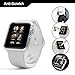 [2+2 Pack] TIRIO Two Apple watch 3 case and LiQuidSkin iwatch Screen Protector,Soft TPU all-around Ultra-Thin Clear Cover for Apple Watch Series 3, Series 2 (42mm)
