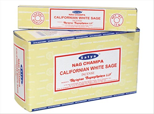 Satya nagchampa california white sage fragrance incense…