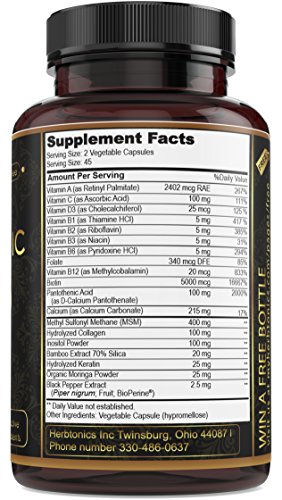 Hair Growthtonictm Hair Growth Vitamin For Women Men Hair Skin