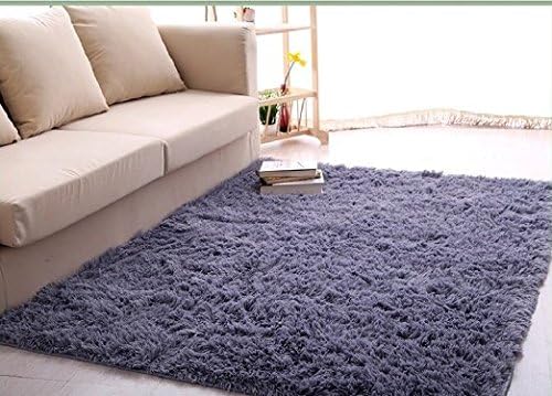 Aeroway Ultra Soft 4.5 Cm Thick Indoor Morden Area Rugs Pads, New Arrival Fashion Color [Bedroom] [Livingroom] [Sitting-room] [Rugs] [Blanket] [Footcloth] for Home Decorate (Gray)
