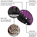 Cordless Deep Conditioning Heat Cap – Microwavable Heat Cap for Deep Conditioning Hair Therapy, 100% Natural Cotton, Flaxseed Seed Interior for Maximum Heat Retention (Purple)thumb 2
