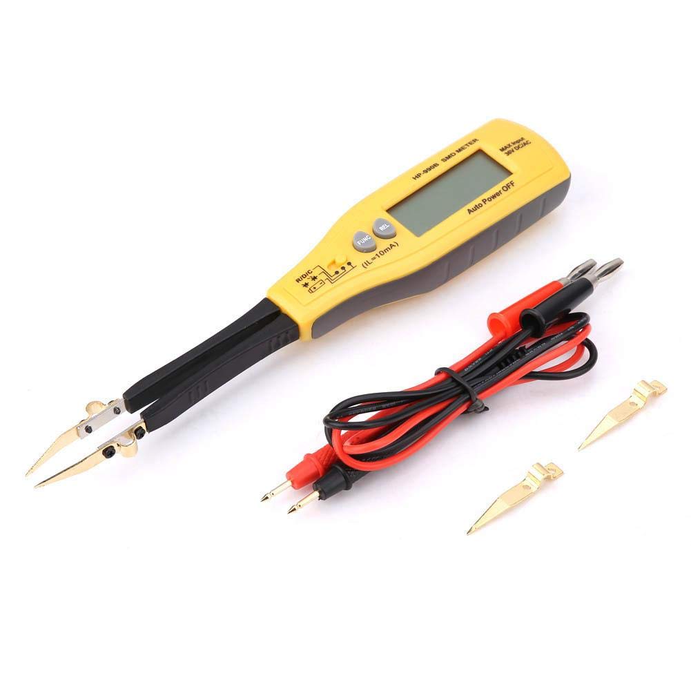 E5M5 Auto Range SMD Tester, Resistor Capacitor Meter with 4000 Counts for Electronic Component Testing