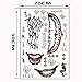 DaLin Temporary Tattoos Full Body Bundle for Costume/Cosplay 2 Sheets (J Tattoos Set)