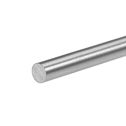 uxcell Round Steel Rod, 5mm HSS Lathe Bar Stock