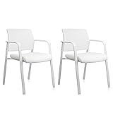 CLATINA Stacking Office Chairs | Mesh Back, Thicken