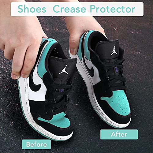 2 Pairs NURWOUE Shoes Crease Guards, Toe Box Crease Preventers, Against Sneaker Shoes Creases, Anti-Wrinkle Shoes Crease Protectors for Men\'s 7-12/ Women\'s 5.5-8.5